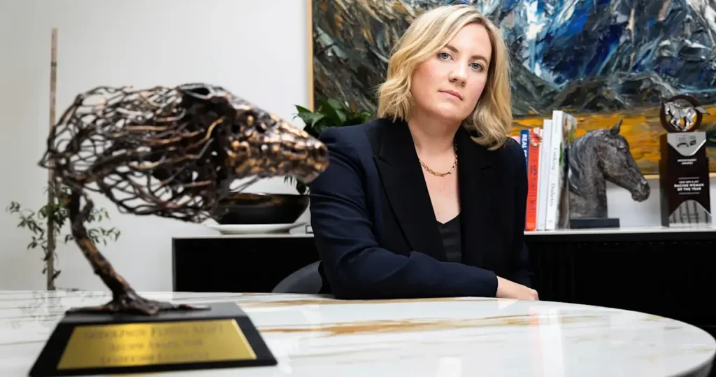 The woman not ‘backing down’ from a fight with Peter V’landys